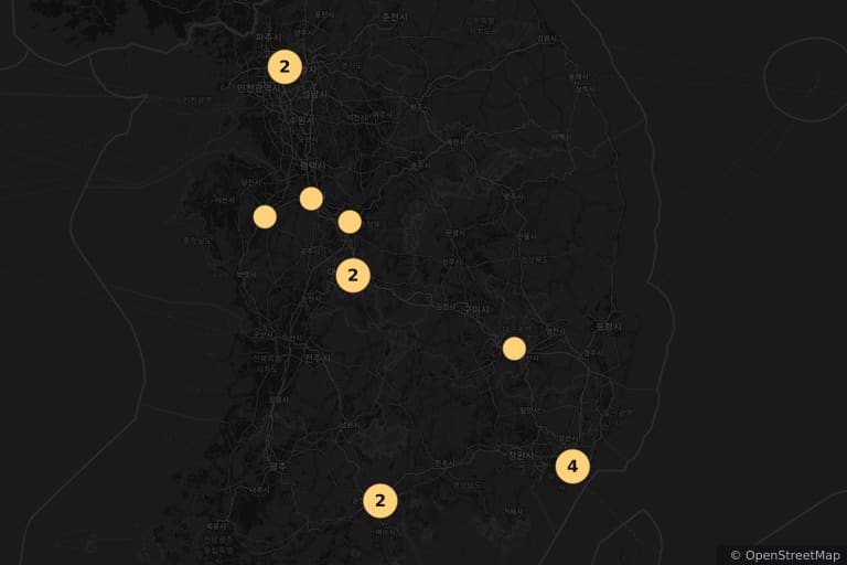 Mapa miejsc kręcenia filmu Zombie Express (2016)