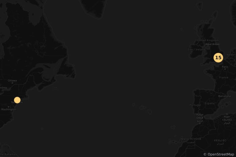 寂静之地：入侵日 (2024)拍摄地地图