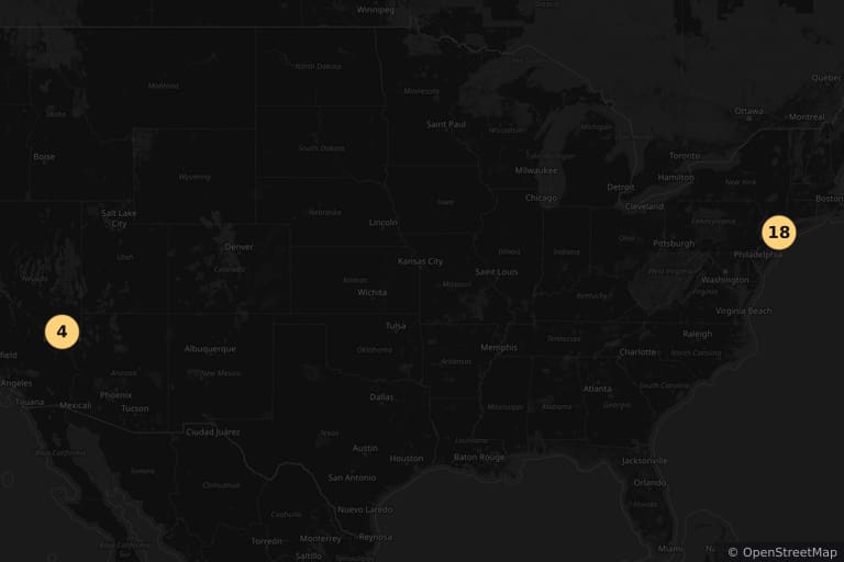 ANORA アノーラ (2024)のロケ地の地図