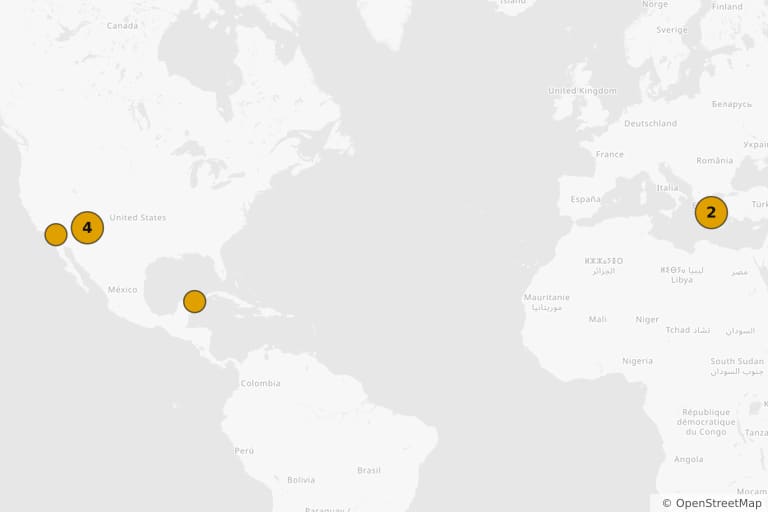 Mappa dei luoghi delle riprese di Black Mirror (2011)