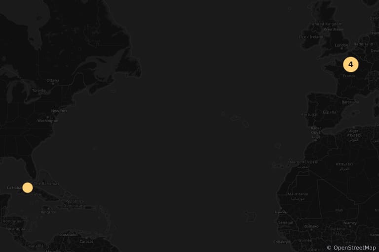 Mapa miejsc kręcenia filmu Powrót do początku (2011)