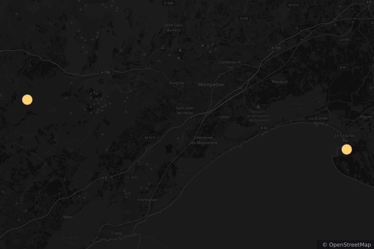 Mapa dos locais de filmagem de Cão Danado (2023)
