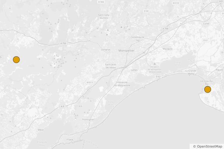 Mapa dos locais de filmagem de Cão Danado (2023)