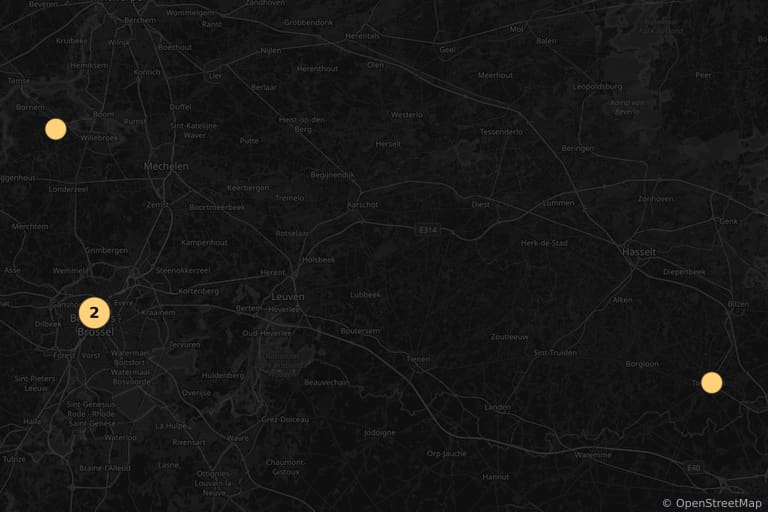 Carte des lieux de tournage de De Hel Van Tanger (2006)