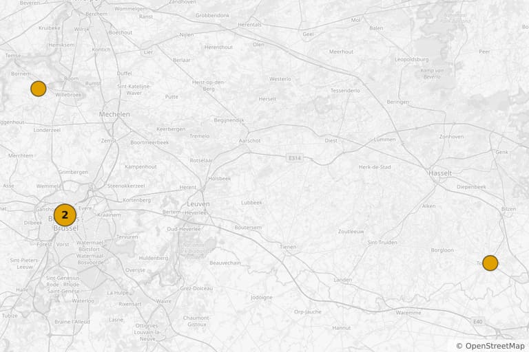 Carte des lieux de tournage de De Hel Van Tanger (2006)