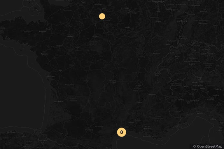 Mapa miejsc kręcenia filmu Kłamstewka (2010)