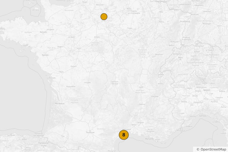 Mapa miejsc kręcenia filmu Kłamstewka (2010)