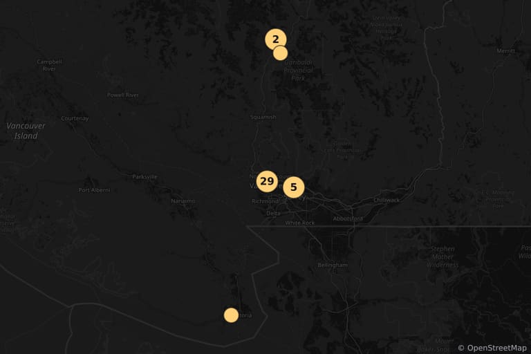 Mapa miejsc kręcenia filmu Deadpool 2 (2018)