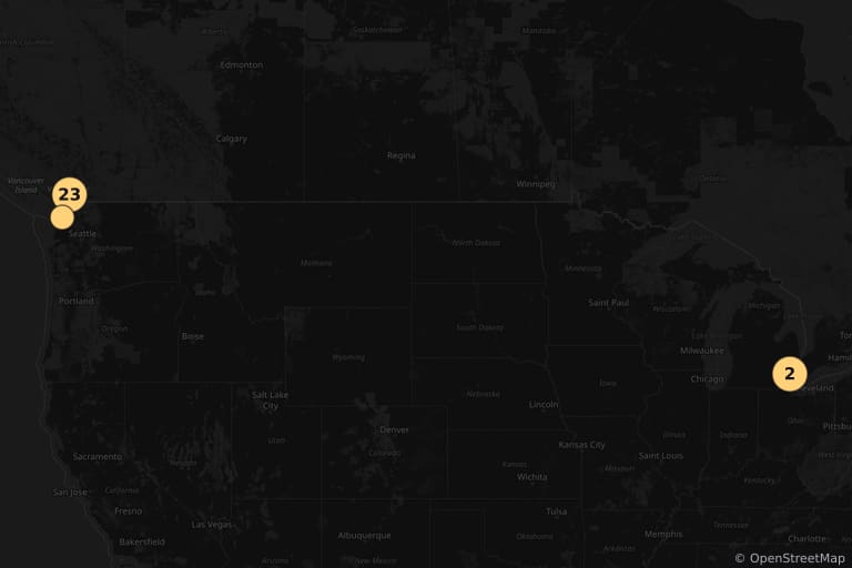 Mapa dos locais de filmagem de Deadpool (2016)