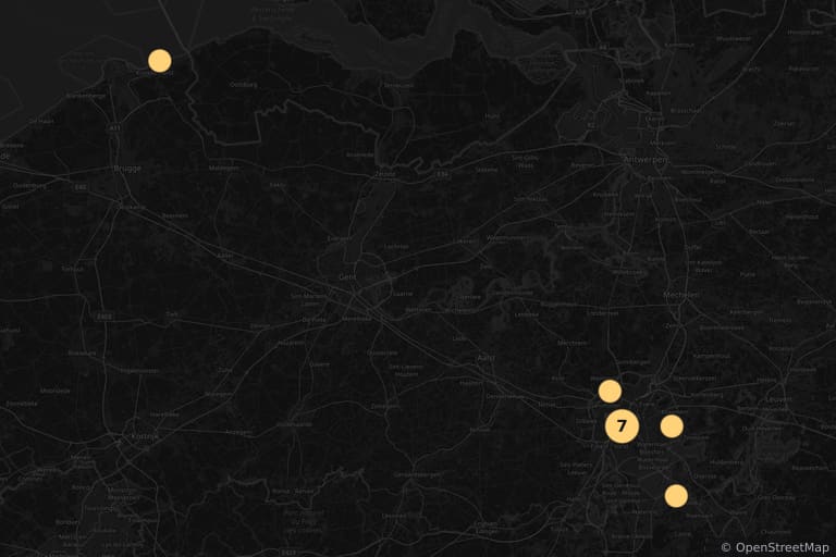 Map of the filming locations of Dikkenek (2006)