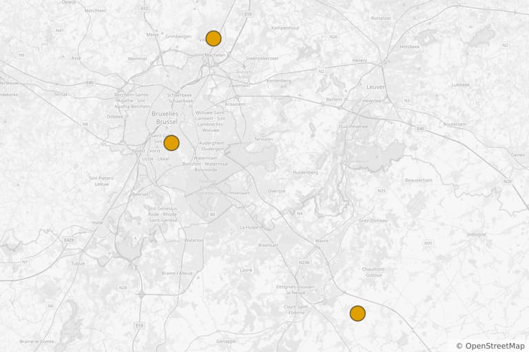 Mappa dei luoghi delle riprese di Ducobu 3 (2020)
