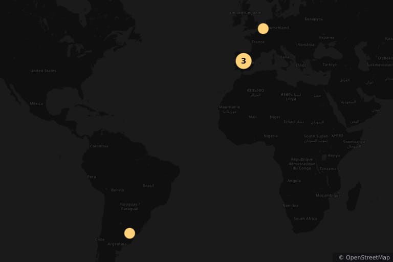 Mapa dos locais de filmagem de O Silêncio dos Outros (2018)