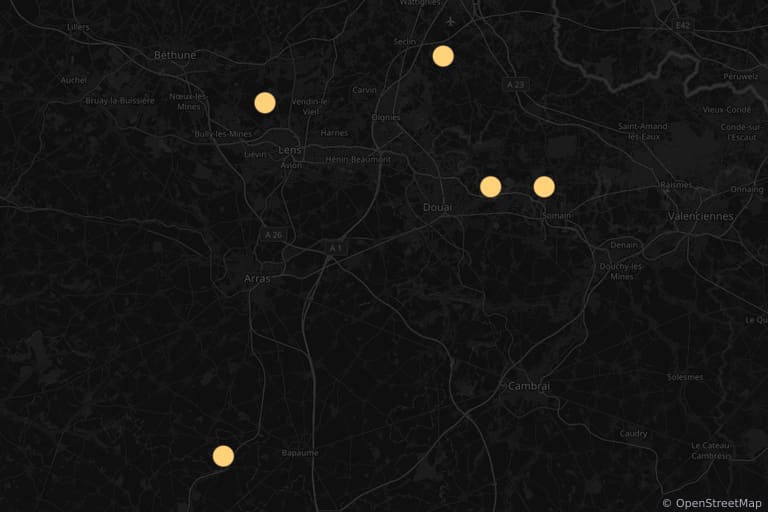 Mapa dos locais de filmagem de A Fanfarra (2024)