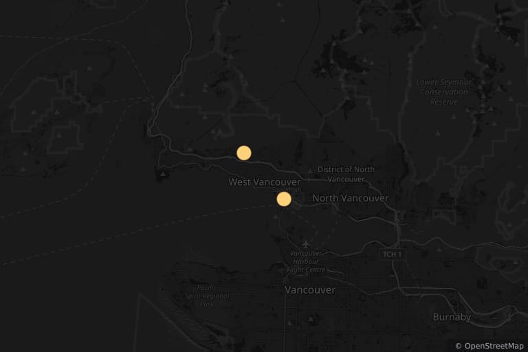 Mapa dos locais de filmagem de Premonição 5 (2011)