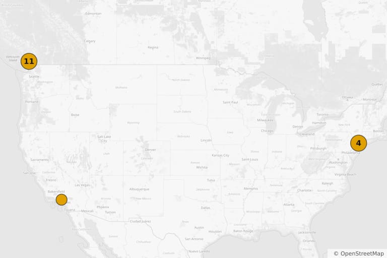Mapa miejsc kręcenia filmu Piątek trzynastego 8: Jason Zdobywa Manhattan (1989)