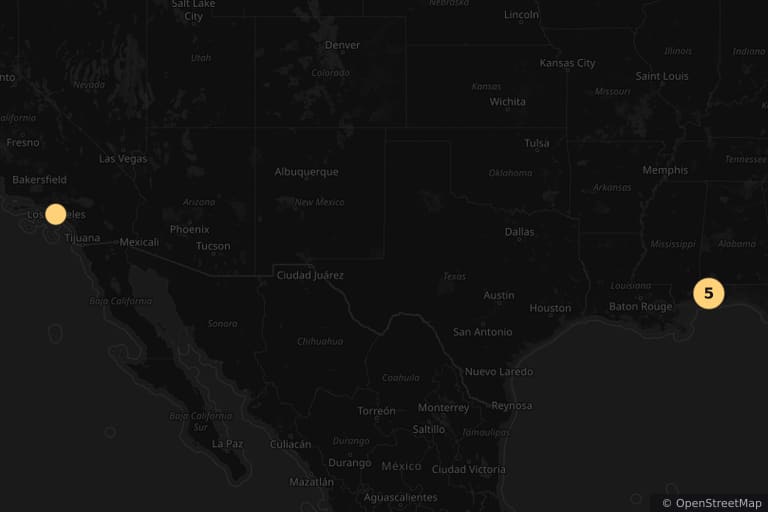 Kaart van de filmlocaties van Get Out (2017)
