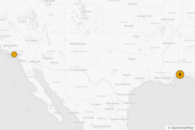 Kaart van de filmlocaties van Get Out (2017)
