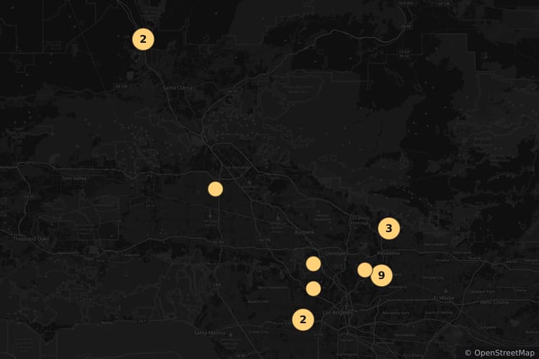 Mapa de los lugares de rodaje de Halloween: El Origen (2007)