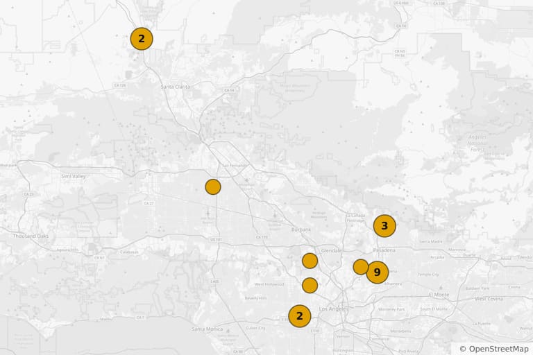 Mapa de los lugares de rodaje de Halloween: El Origen (2007)