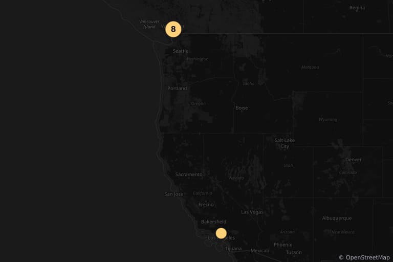 Mapa miejsc kręcenia filmu Halloween: Resurrection (2002)