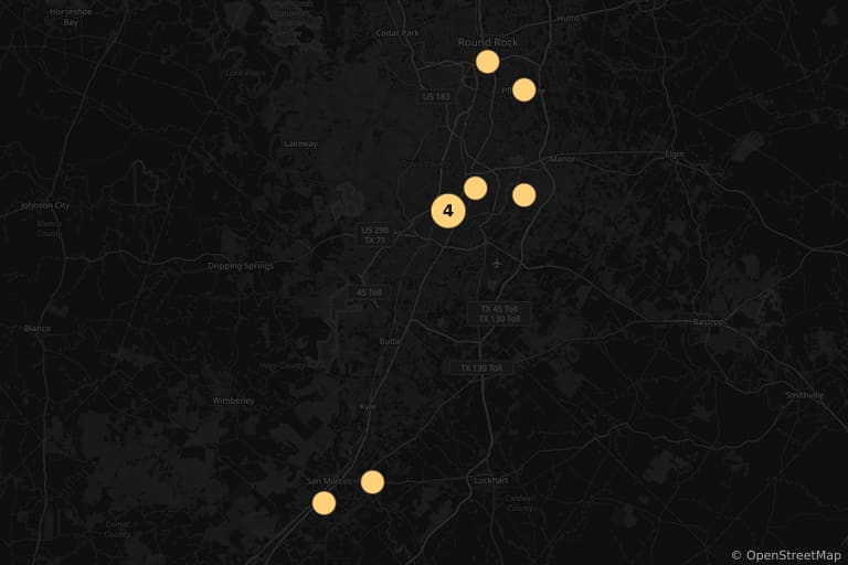 Mapa dos locais de filmagem de Idiocracia (2006)