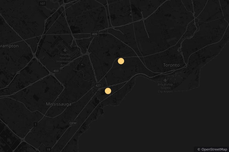 Map of the filming locations of Jigsaw (2017)
