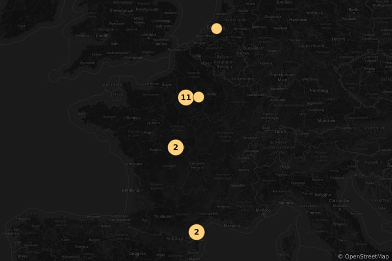 Map of the filming locations of Hunter Will Get You (1976)