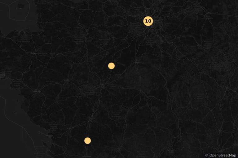 Mappa dei luoghi delle riprese di La cena dei cretini (1998)
