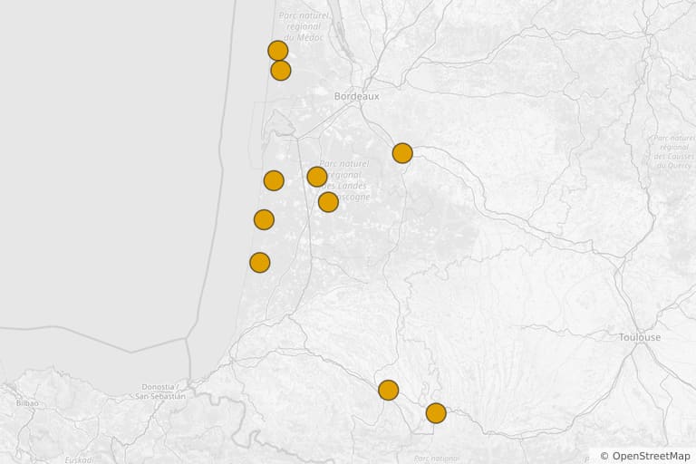 Mapa dos locais de filmagem de Amor à Primeira Briga (2014)