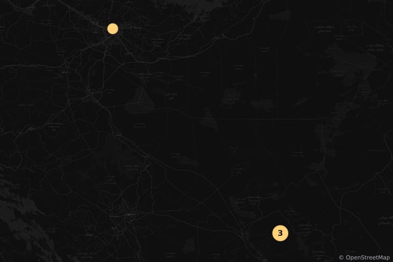 Carte des lieux de tournage de Les Graines du figuier sauvage (2024)