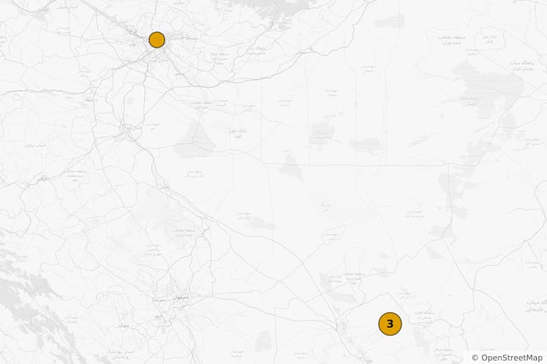 Carte des lieux de tournage de Les Graines du figuier sauvage (2024)