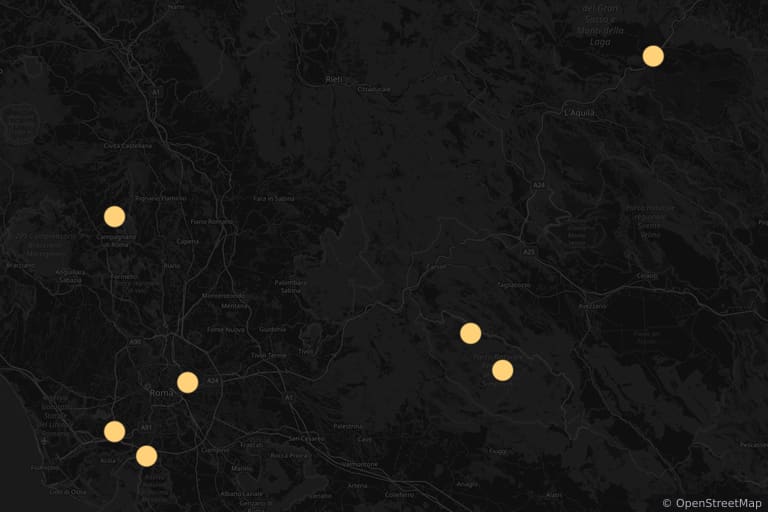 Mapa miejsc kręcenia filmu Nazywają mnie Trinity (1970)