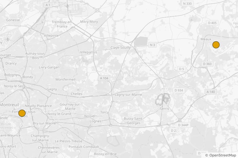 Kaart van de filmlocaties van Ma 6-T va crack-er (1997)