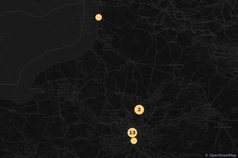 Map of the filming locations of Singles (1982)