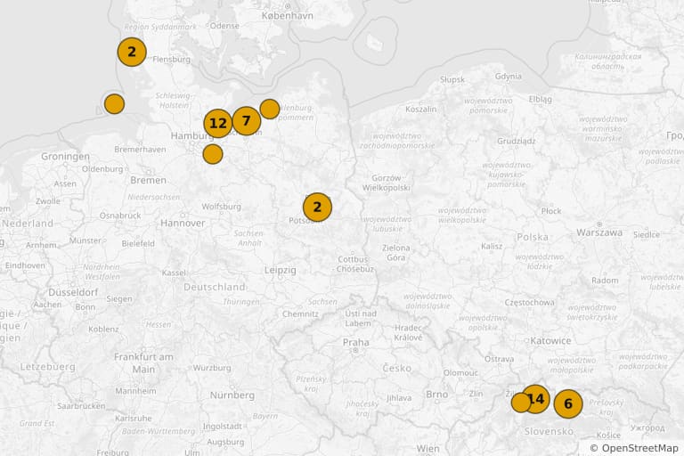 Mapa de los lugares de rodaje de Nosferatu (1922)
