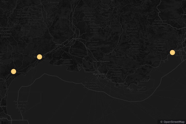Omar m'a tuer (2011)のロケ地の地図