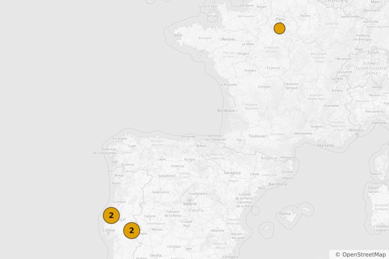 Mapa miejsc kręcenia filmu Quasimodo d'el Paris (1999)