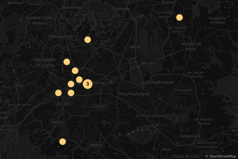 Mappa dei luoghi delle riprese di Saw X (2023)