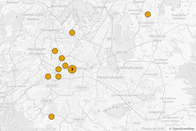 Mappa dei luoghi delle riprese di Saw X (2023)