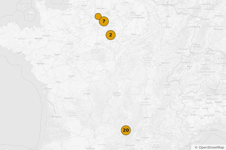 Carte des lieux de tournage de Scout toujours… (1985)