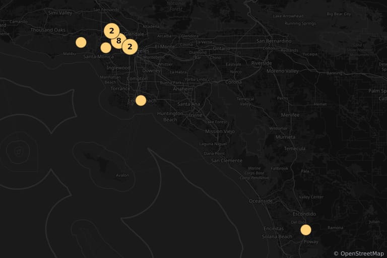Mapa dos locais de filmagem de Pânico 3 (2000)
