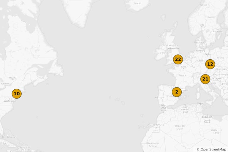 스파이더맨: 파 프롬 홈 (2019) 촬영지 지도