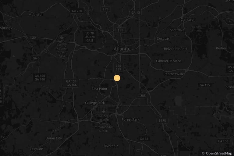 Stranger Things: Fireplace (2025)のロケ地の地図