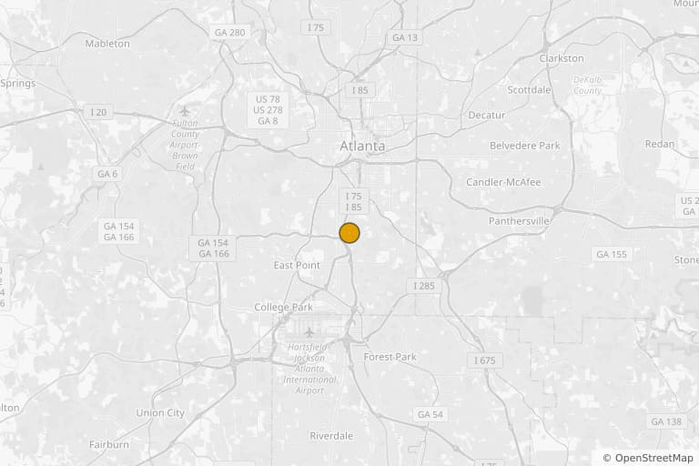 Stranger Things: Fireplace (2025)のロケ地の地図