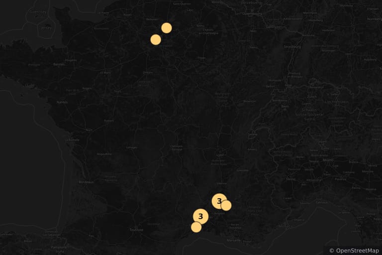 Carte des lieux de tournage de Tango (1993)