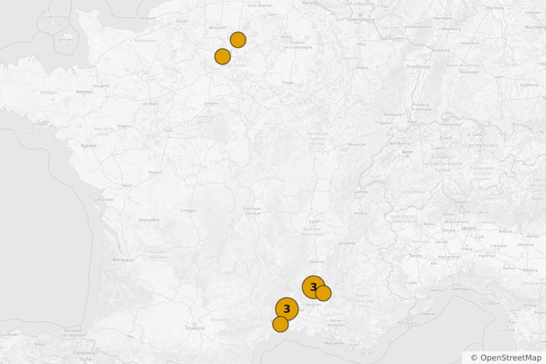 Carte des lieux de tournage de Tango (1993)