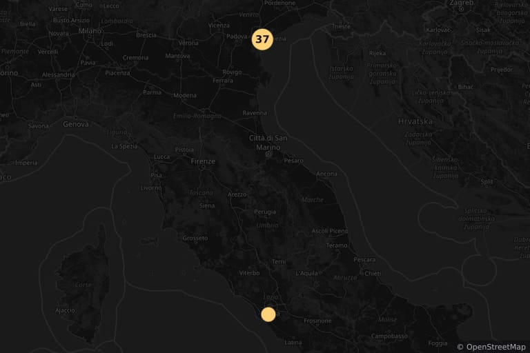 Mappa dei luoghi delle riprese di Cortesie per gli ospiti (1990)