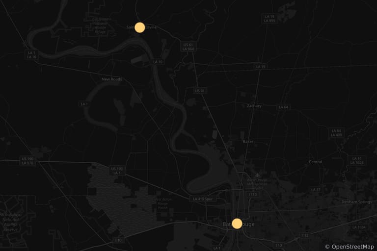 Mapa de los lugares de rodaje de Las últimas supervivientes (2015)