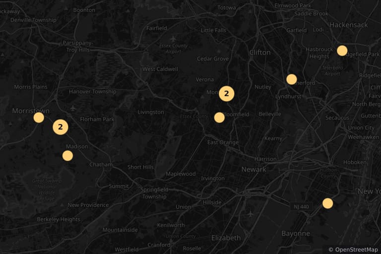 Mapa miejsc kręcenia filmu The Housemaid (2025)