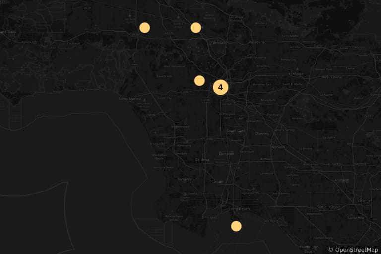 Mapa dos locais de filmagem de O Máskara (1994)